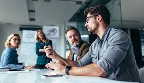 Business men in meeting