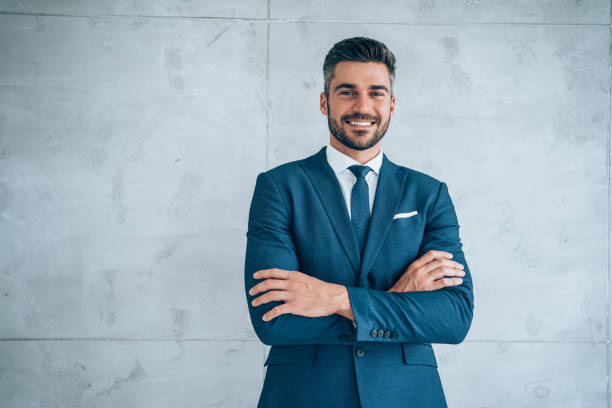 Man in Suit Stock Photo