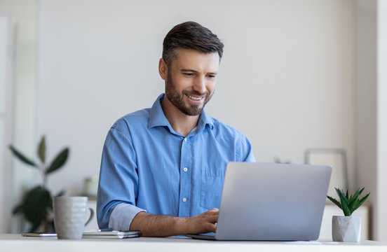 Professional Man Laptop