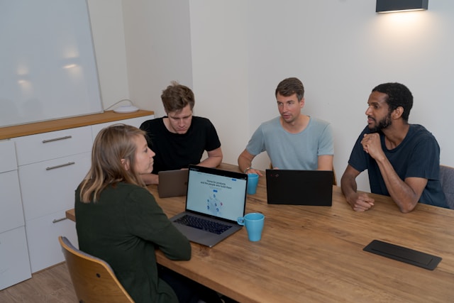 The airfocus team in their Hamburg office