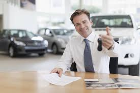 salesman stock photo