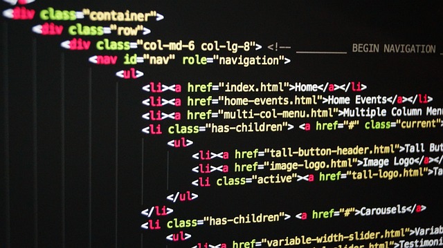 code html digital coding web